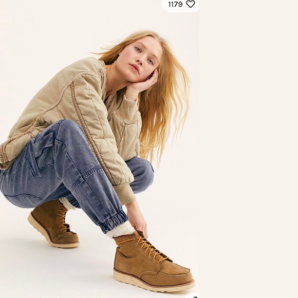 Free people platoon pants jogger jeans navy NWT - Picture 2 of 5